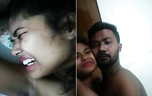 Sexy look Desi Girl First Time Pain Sprightly Sex